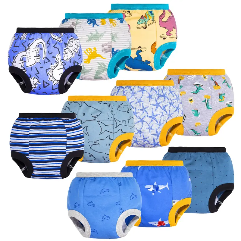 BIG ELEPHANT Potty Training Pants for Boys and Girls – Comfortable and Absorbent 100% Cotton Training Pants