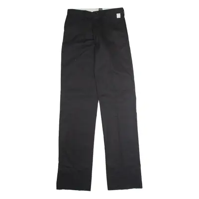 DICKIES Workwear Mens Trousers Black Regular Straight W30 L39