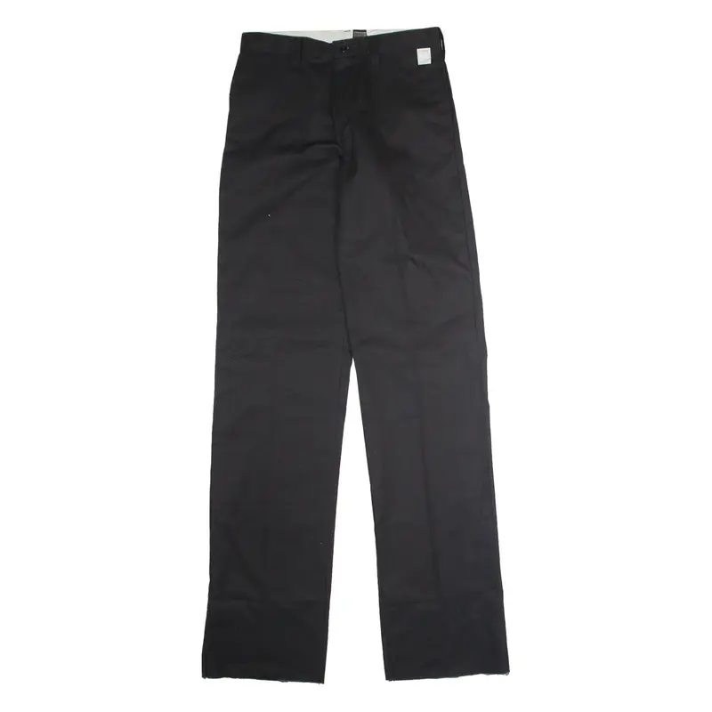 DICKIES Workwear Mens Trousers Black Regular Straight W30 L39