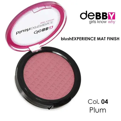 Debby Blush Experience Matte Finish 04 Plum
