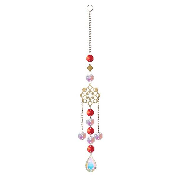 Glass Teardrop Pendant Decoration