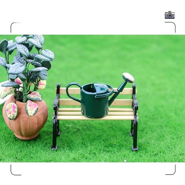 Miniature Spray Painted Alloy Watering Pot