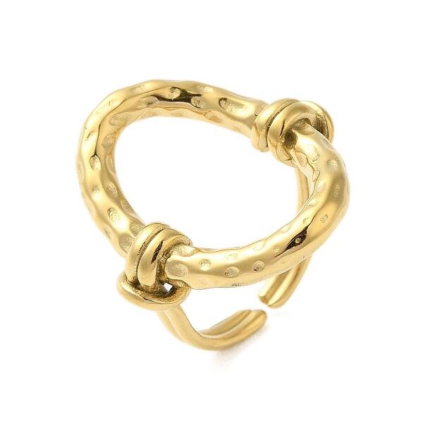 304 Stainless Steel Cuff Rings for Women