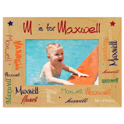 All About You Primary Printed Picture Frame