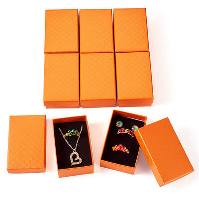 Rectangle Cardboard Paper Jewelry Box