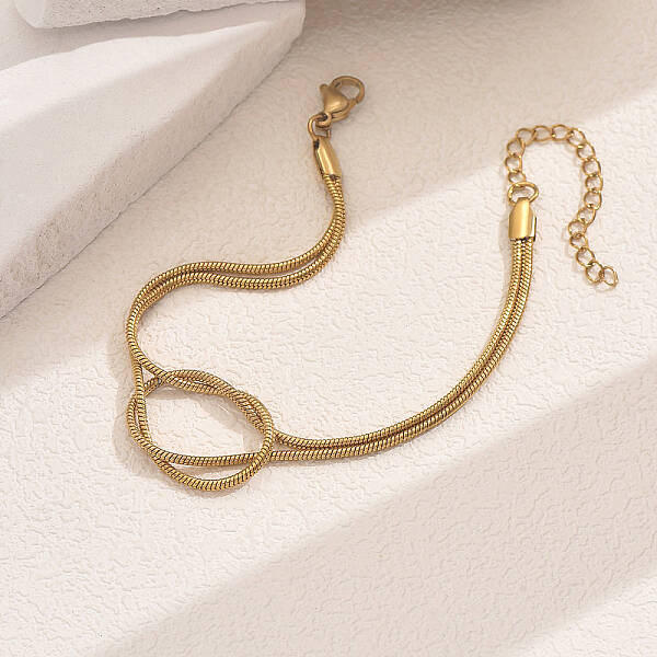 304 Stainless Steel Snake Chain Bracelets
