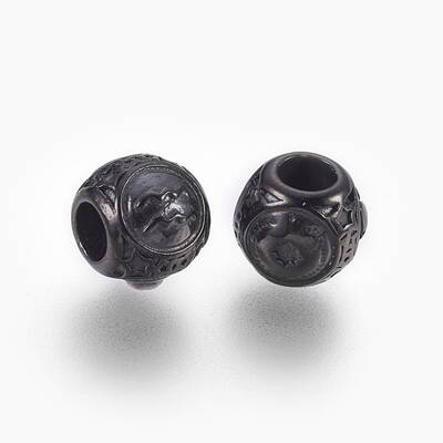 316 Surgical Stainless Steel European Beads
