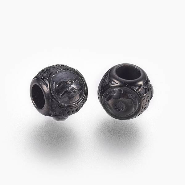316 Surgical Stainless Steel European Beads