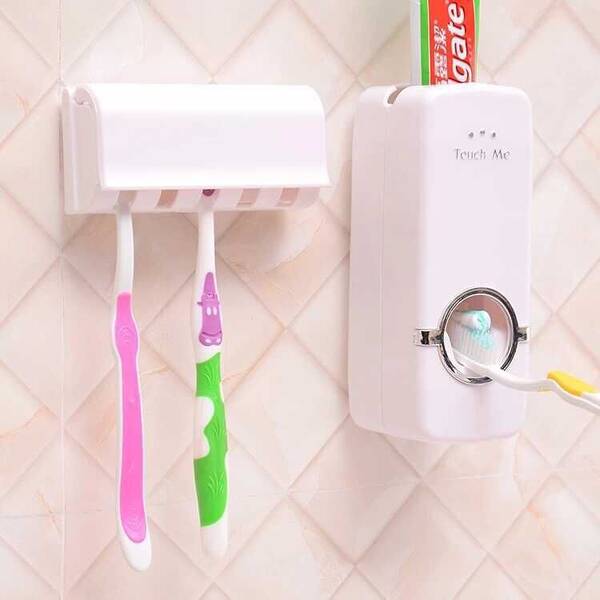 Bathroom Accessories Set | Color: White