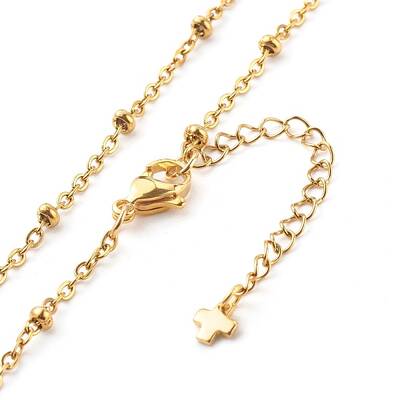 304 Stainless Steel Satellite Chains Necklace