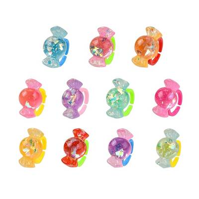 Acrylic Cuff Finger Rings