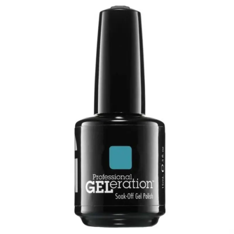 Jessica GELeration Colors Semi-Permanent Nail Polish GEL-1100 Faux Fur Blue 15 ml