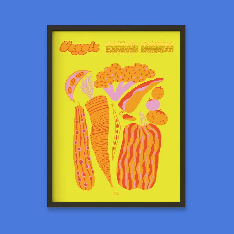 Veggie Fun Facts Print