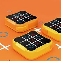 Portable Electronic Tic Tac Toe Game Console, Battery Powered Handheld Game Console, Educational Toy for Home Entertainment &...