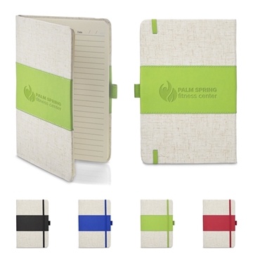 50 Promotional Soft Cover Pu And Heathered Fabric Journal - 80 ...