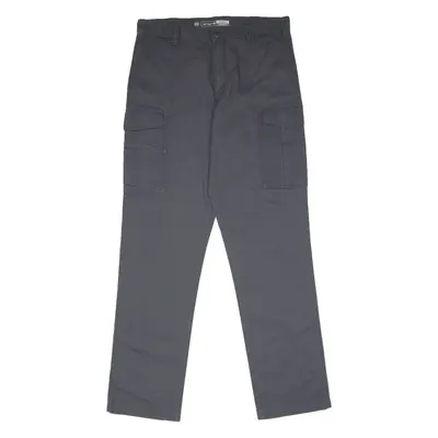 CARHARTT Cargo Workwear Mens Canvas Trousers Grey Regular Straight W36 L36