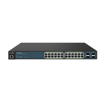 EnGenius EWS7928P | 24 x Ports PoE+ 10/100/1000Base-T + 4 x SFP Ports Layer 2 Managed Gigabit Ethernet Network Switch