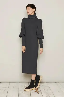 Brynja Dress (Grey) | size: 6XL