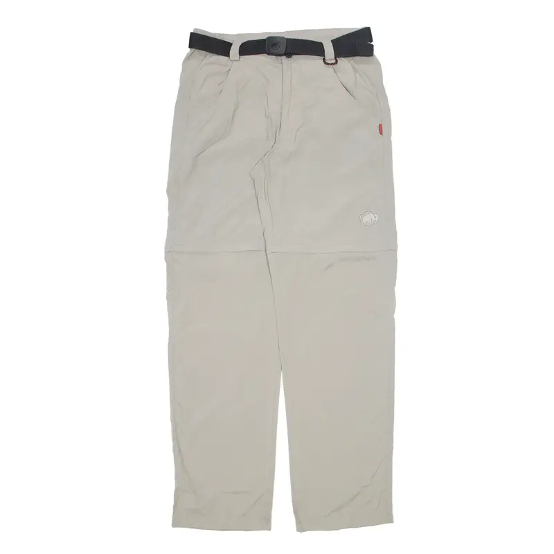 MAMMUT Outdoor Trousers Beige Relaxed Straight Womens W31 L34