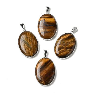 Natural Tiger Eye Pendants