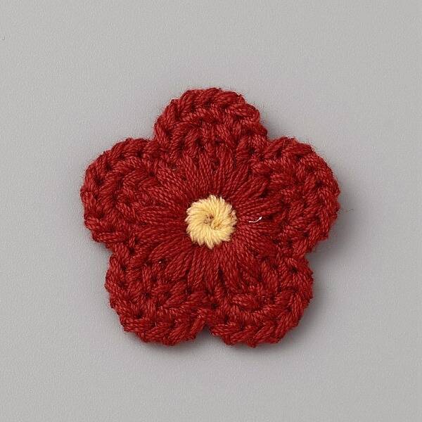 Two Tone Polyester Knitted Ornament Accessories