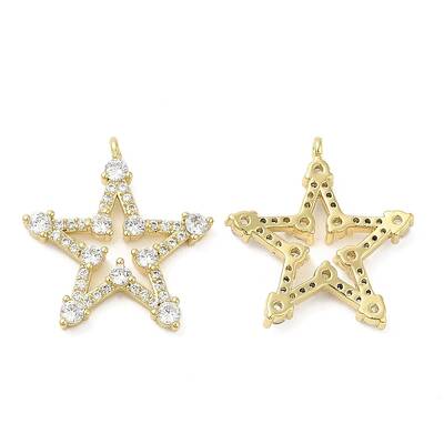 Brass with Cubic Zirconia Pendants