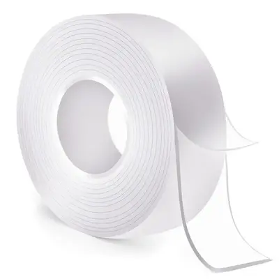 Double Sided Tape Heavy Duty 9.85FT Nano Adhesive Clear Mounting Strips for Picture Hanging Easy Application Precise Measurem...