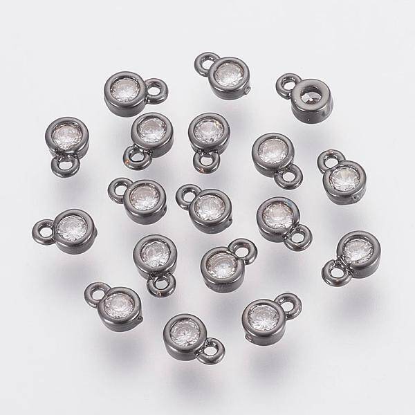 Brass Cubic Zirconia Charms