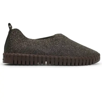Ilse Jacobsen Tulip 3272GB Textile Women's Slip On Shoes - Ganache Ganache - Size:US 10 Women