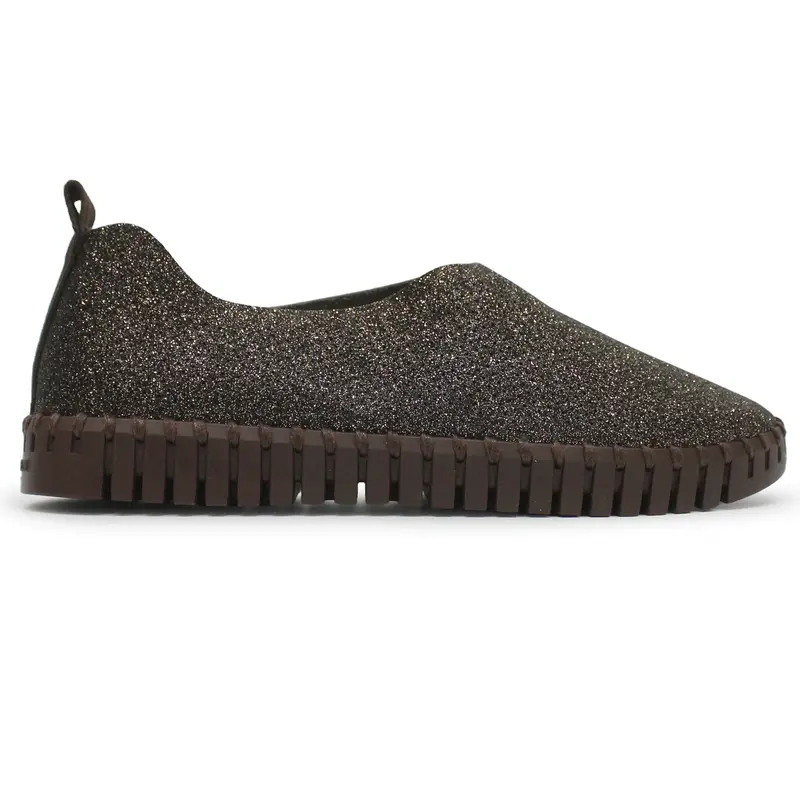 Ilse Jacobsen Tulip 3272GB Textile Women's Slip On Shoes - Ganache Ganache - Size:US 10 Women