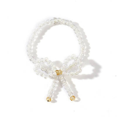 Sweet Bowknot High Quality Glass Seed Bead Handmade Fashion Ring for Women