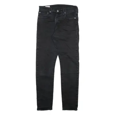 LEVI'S 512 BIG E Jeans Mens Black Slim Tapered W32 L32