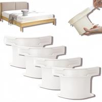 4X Bed Sheet Holder with Lock Strips, Heavy Duty Corner Fastener, Easy Installation, Fits Any Bed, No Loose Sheets, Secure an...