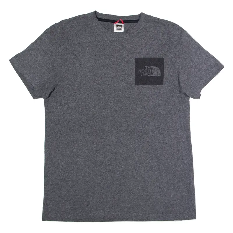THE NORTH FACE Mens T-Shirt Grey Crew Neck S