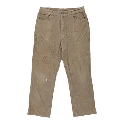 Levis Cord Trousers - 37W 27L Brown Cotton