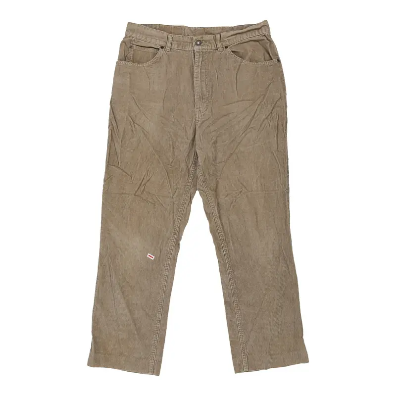 Levis Cord Trousers - 37W 27L Brown Cotton