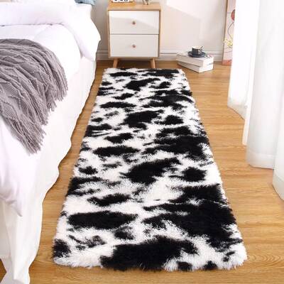 Garvee Shag Area Rug 2x6 Ultra Soft Runner Rug Modern Plush Shaggy Rug Comfy Tie-Dyed Rug Runner Non-Slip Fuzzy Indoor Carpet...