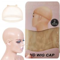 Cheap 2Pcs Hd Wig Thin Stocking Wig Cap Hair Net For Weave Nylon Stretch Mesh Wig Cap Hd Wig Caps For Wigs