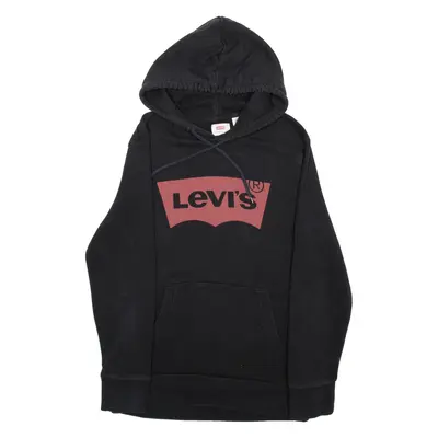 LEVI'S Mens Black Hoodie S