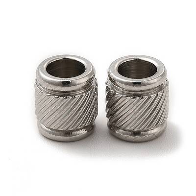 Non-Tarnish 201 Stainless Steel European Beads
