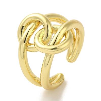 Rack Plating Brass Cuff Rings