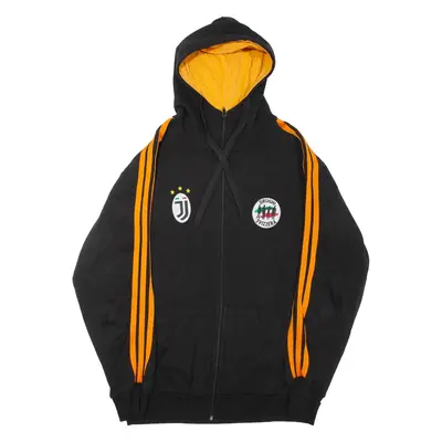 ADIDAS Drughi Svizzera Mens Track Jacket Black Hooded L