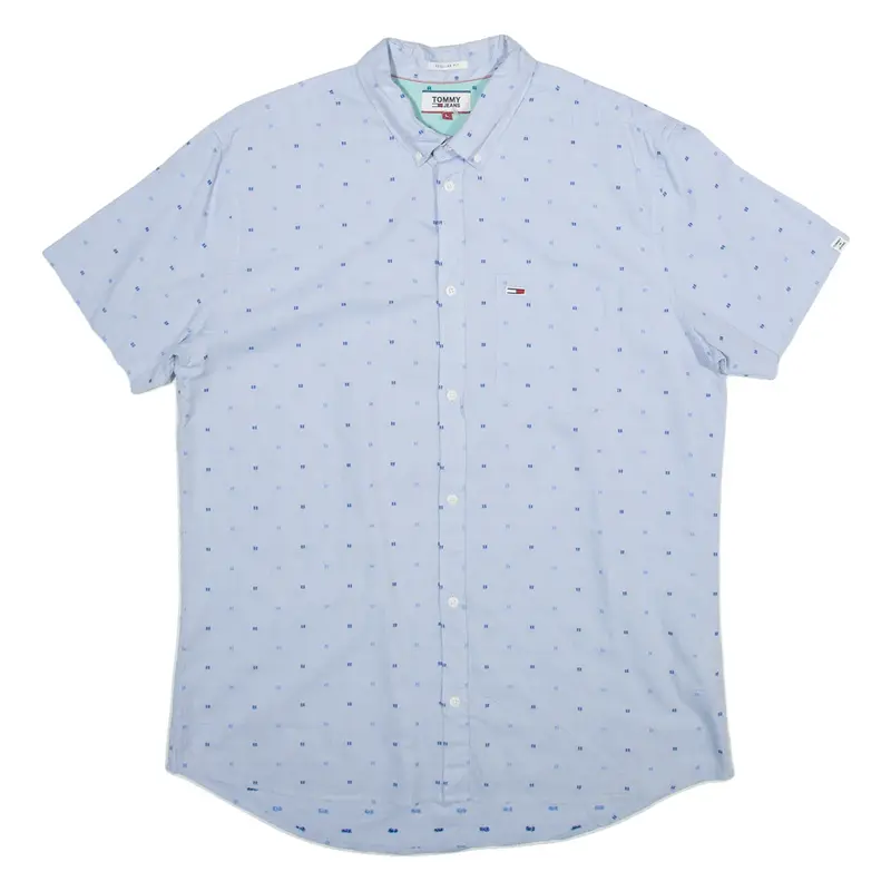 TOMMY HILFIGER Regular Fit Mens Shirt Blue L