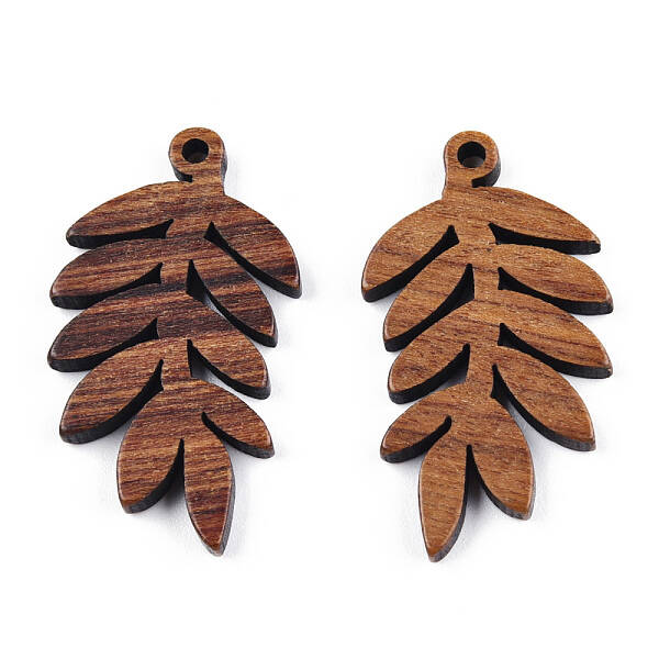 Natural Walnut Wood Pendants