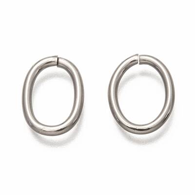 Non-Tarnish 304 Stainless Steel Open Jump Rings