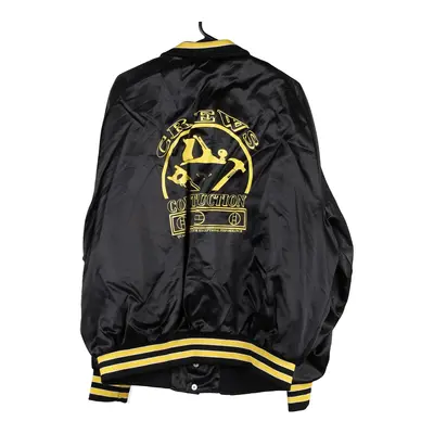 Crews Construction Hilton Bomber Jacket - 2XL Black Nylon