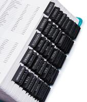 Laminated Bible Tabs for Women & Men - Large Print Tabs for Study Bibles, Boho Theme for Easy Navigation and Quick Reference ...