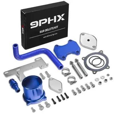 2010-2014 Cummins 6.7L EGR Delete Kit Throttle Valve Cooler for Dodge Ram