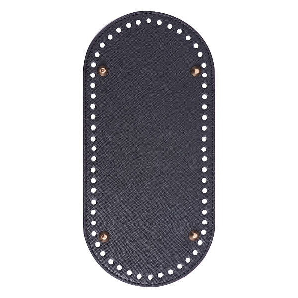 PU Leather Oval Long Bottom for Knitting Bag