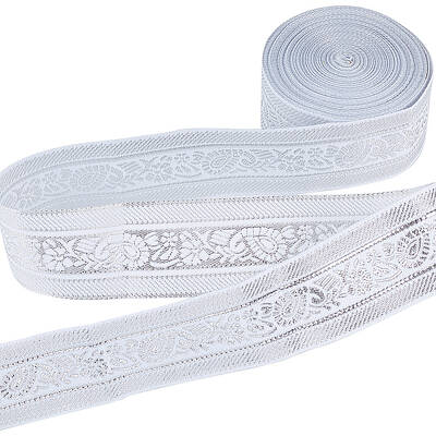 7M Flat Ethnic Style Polyester Ribbons